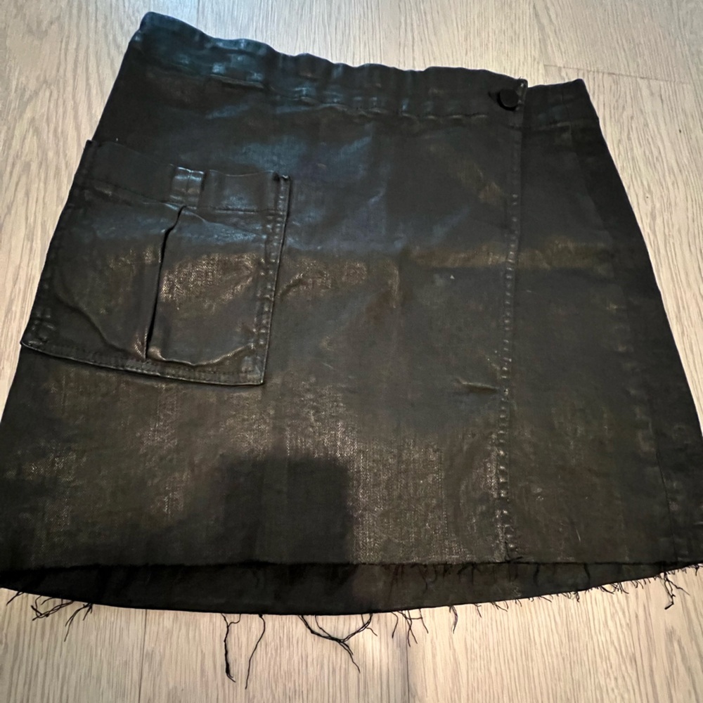 Allsaints black mini skirt